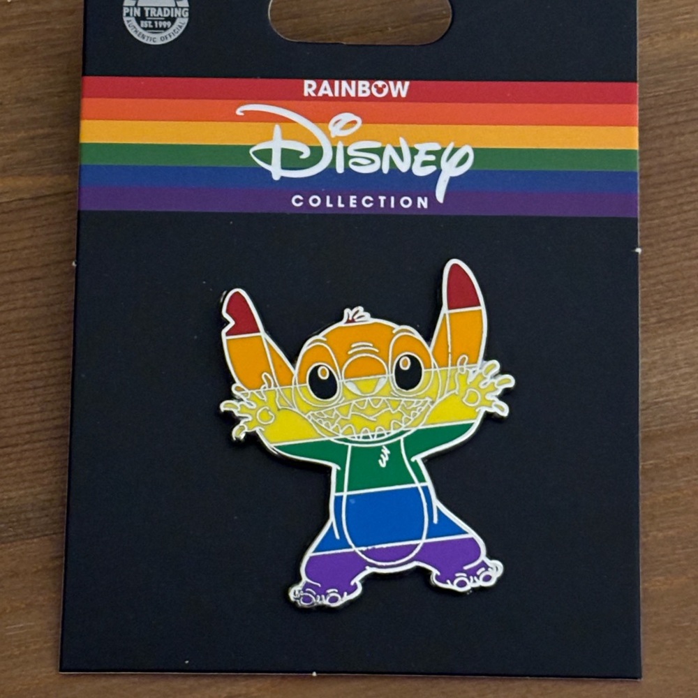 Disney Stitch Rainbow Collection Pin